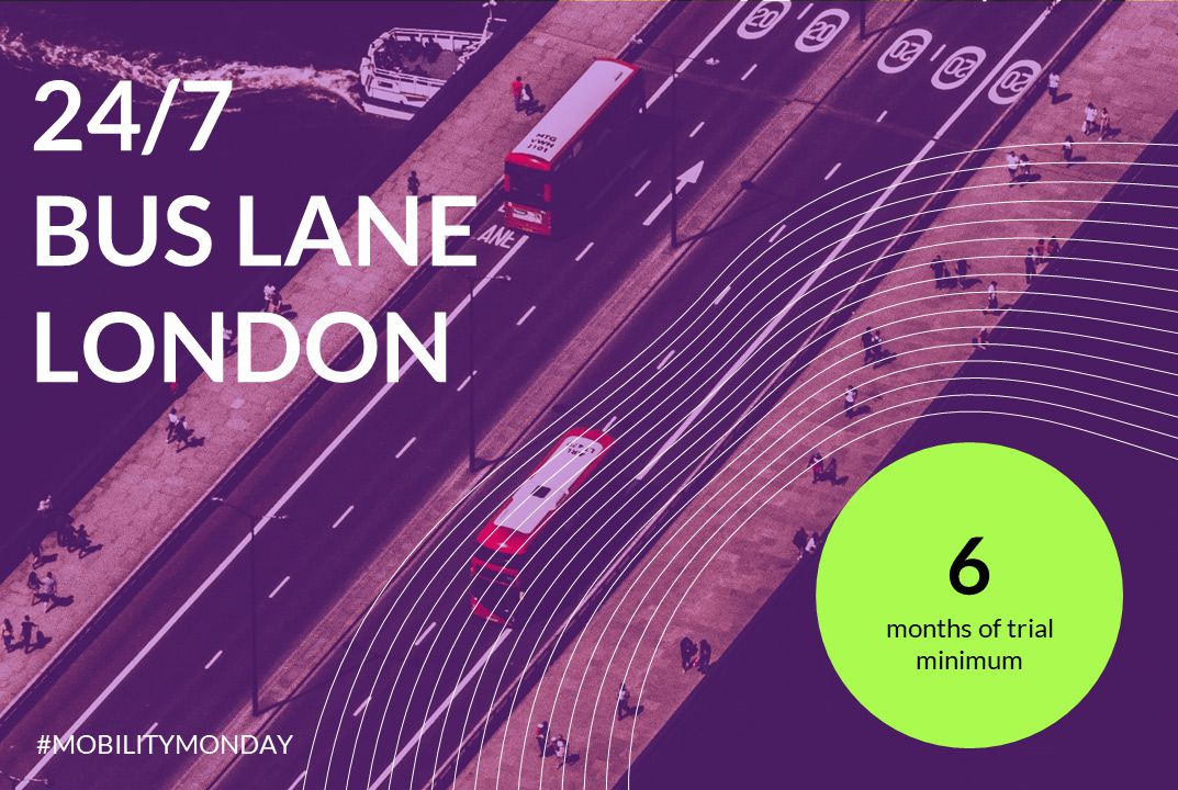 24/7 bus lanes London