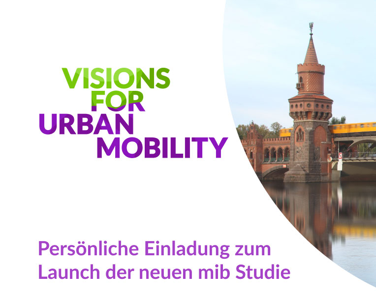 Einladung zur Visions for Urban Mobility